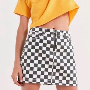 Bdg checkered skirt